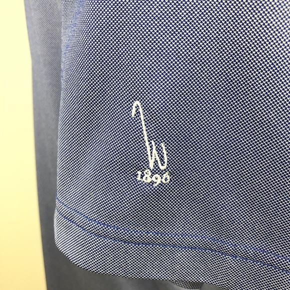 FootJoy FJ Mens Golf Polo Shirt Large Blue White - Picture 5 of 7